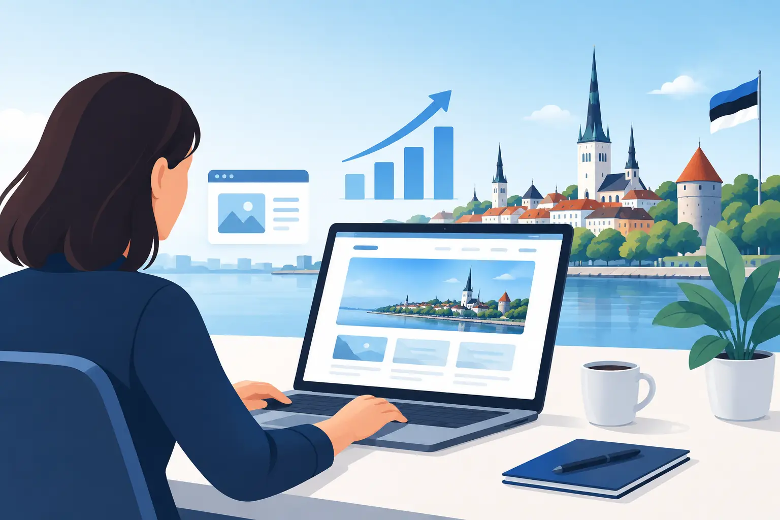 Kodulehe tegemine Eestis, mis toob tulemusi — artikli illustratsioon