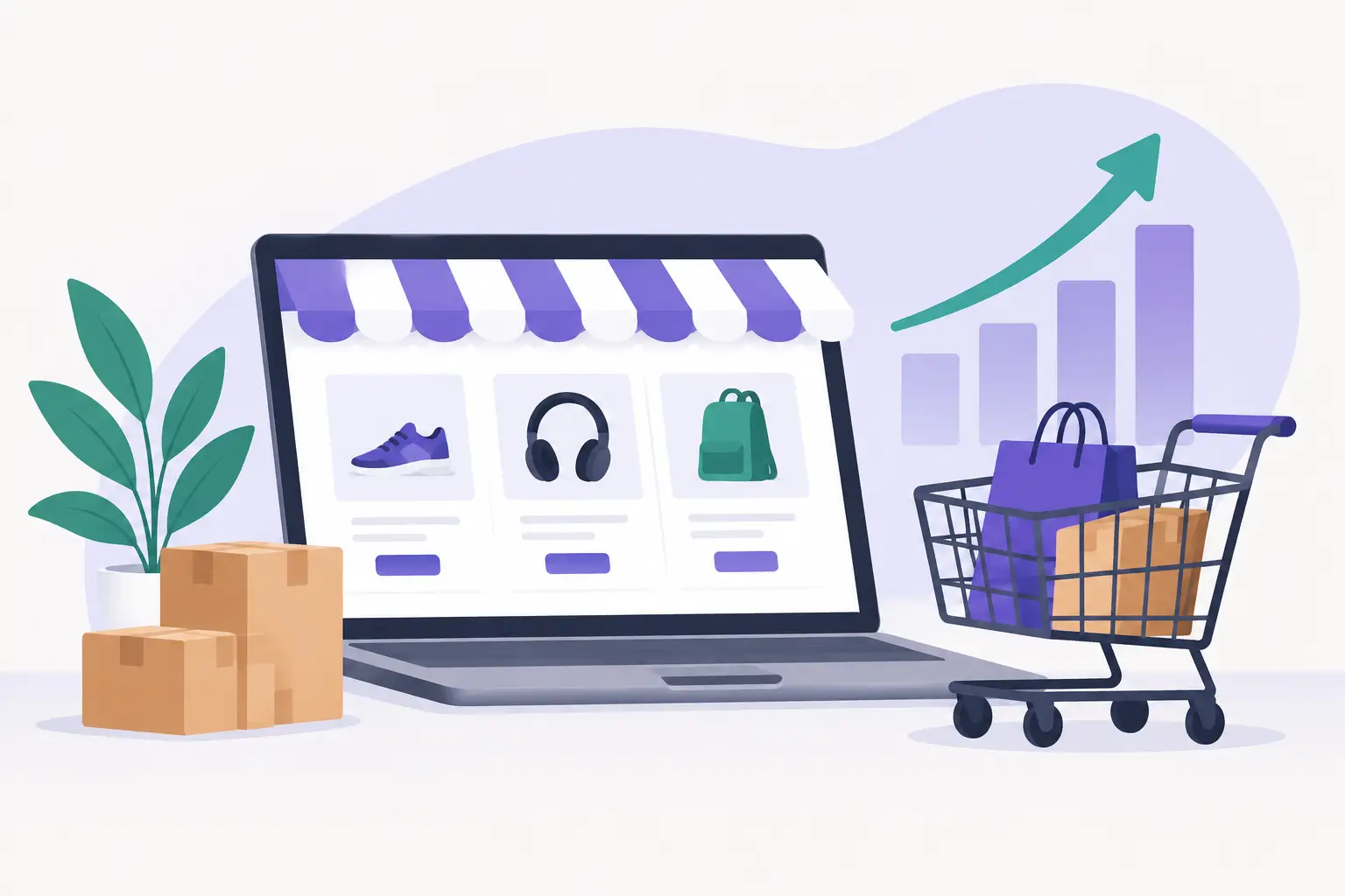 WooCommerce e-pood, mis toetab päriselt müüki — artikli illustratsioon