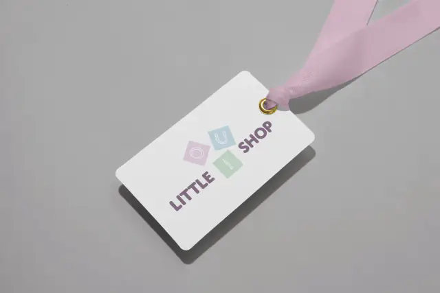 Little OUI logo mockup