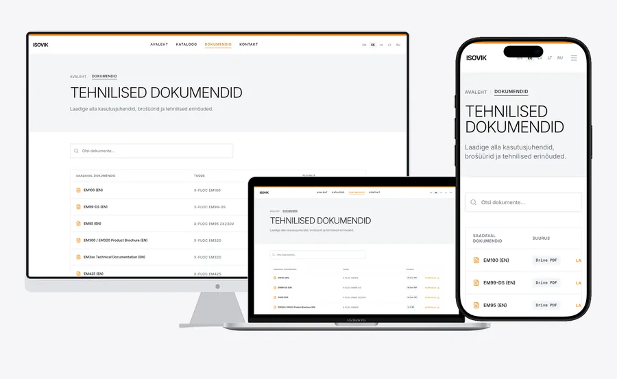 Isovik — website screenshot (2025)